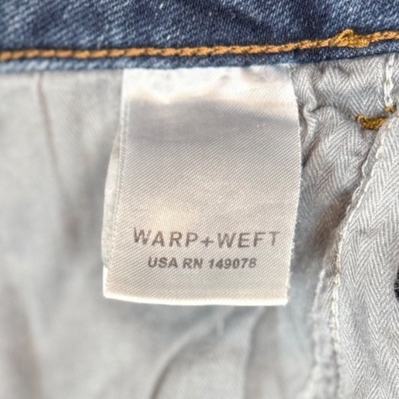 WARP & WEFT MIA Miami Flare, Prescott, Dark Wash, Size 14/32 - Picture 9 of 11